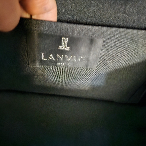 Authentic Lanvin top handle fabric bag - Picture 4 of 8